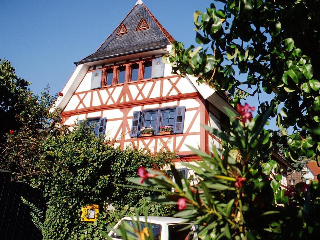 Hotel Garni Zur Bergstrasse Zwingenberg  외부 사진